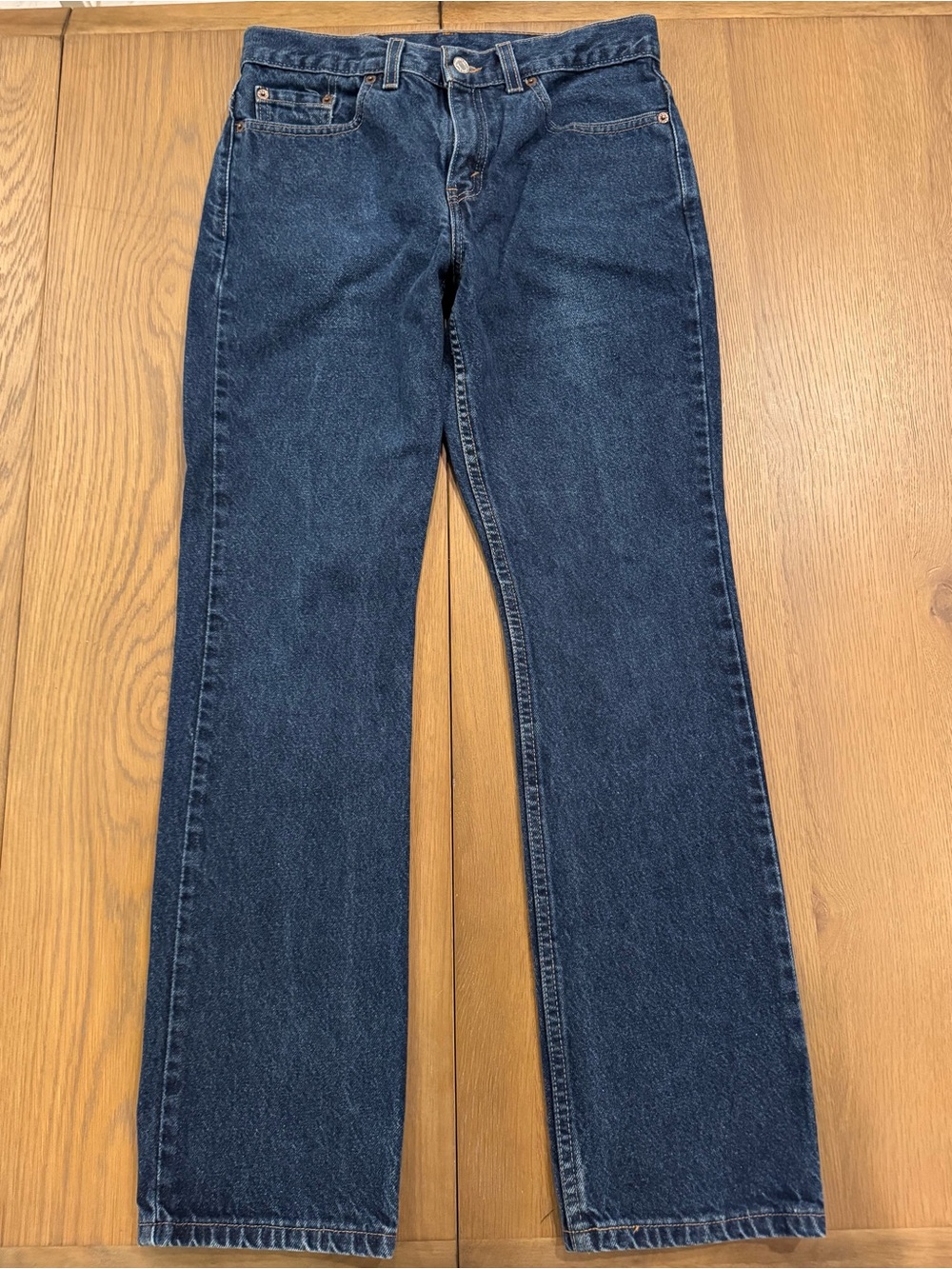 Levi's 505 Dark Blue Straight-Leg Women's Jeans